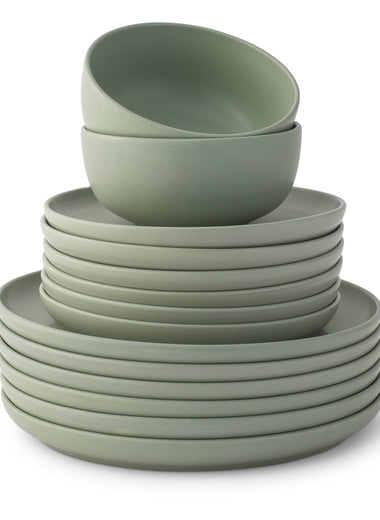 Matte Sage Green Dinnerware