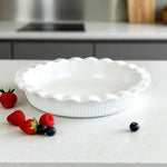 9" Ruffle Pie Dish