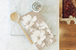 Neutral Floral Tea Towel