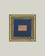 6x6 Gingham Flag Framed Art