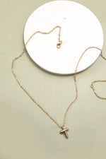 Personalized Balloon Initial Necklace: Gold