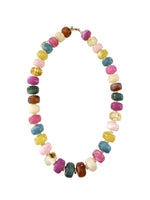 Morris Chunky Beaded Necklace - Dark Multi