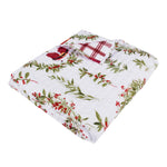 Pine & Plaid Quilted Reversible Throw Blanket