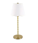 Diamond Stem Scalloped LED Lamp