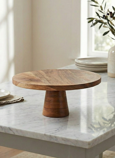 Wood Cake Stand