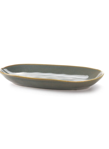 Flare Oval Platter - Green