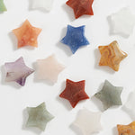 Assorted Carved Crystal Stars