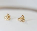 Juliana Gold Bow Huggie Hoops