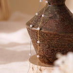 Dainty Freshwater Pearl Bead Bracelet - Gold