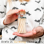 Large Match Vial - Chalk White