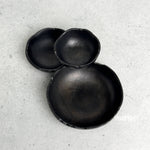 Black 3-Bowl Cluster Tray