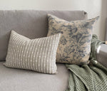 12x20 Cream Neutral Striped Pillow Cover