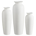 Matte White Tall Vase