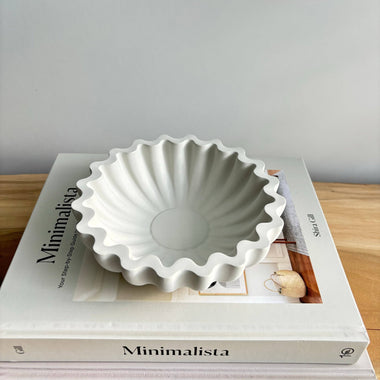 Kyma Ripple Bowl - Off White