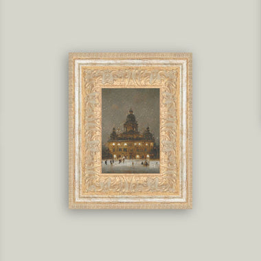 7x9 Ice Skating Framed Art