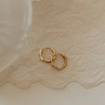Lola Gold Floral Hoops