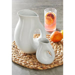 Whiteware Oval Pitcher
