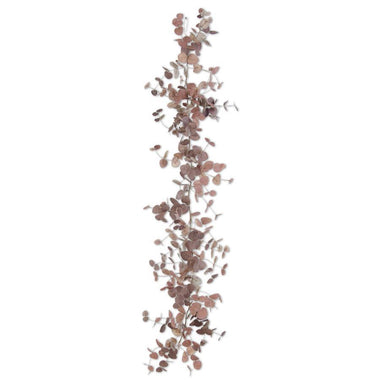 70 Inch Burgundy Two-Tone Eucalyptus Garland