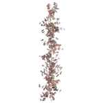 70 Inch Burgundy Two-Tone Eucalyptus Garland