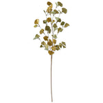 36" Green & Yellow Gingko Leaf Stem