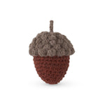 Handcrafted Rust & Tan Knit Acorn