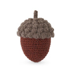 Handcrafted Rust & Tan Knit Acorn