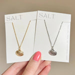 Scallop Seashell Gold Necklace