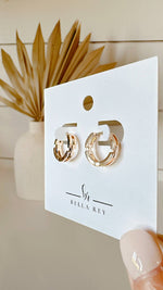 Courtney 18k Gold Hoops