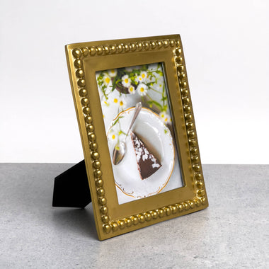 5x7 Gilded Beaded Frame