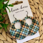 Charlotte Plaid Earrings