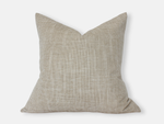 20x20 Textured Beige Throw Pillow Cover