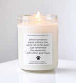 Pet Memorial Candle - Lavender Vanilla