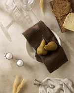 Geometry Truffle Hand Towel - Espresso