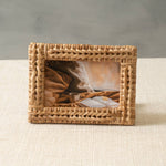 4x6 Lattice Rattan Photo Frame