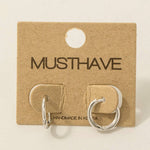 Mini Huggie Hoops - Silver