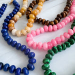Refined Stone Bead Necklace