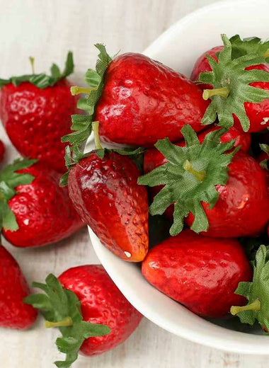 Faux Strawberries - Pack of 24