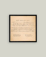 8x8 Silent Night Framed Art