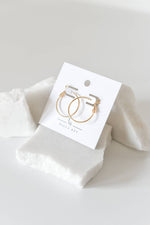 Michelle Gold Hoop Earrings