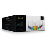 Hue Colored Whiskey Tumbler Glass