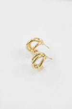 Basic Three's Huggie Hoop Earrings