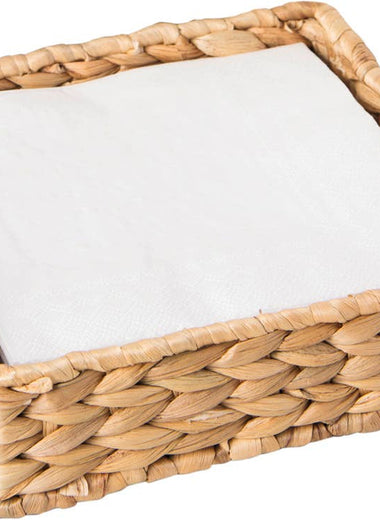 Lunch Napkin Water Hyacinth Caddy
