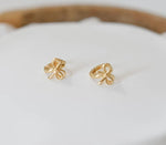 Juliana Gold Bow Huggie Hoops