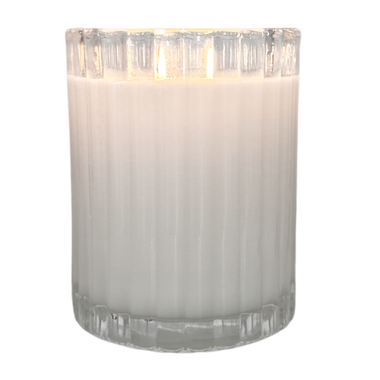 Wildflower - Lemon + Lilac Fluted Coconut Wax Candle