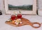 Abstract Acacia Wood Cutting Board