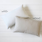 16x26 Natural Merry Pillow Cover