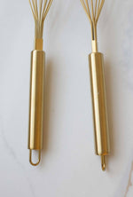 Gold Stainless Steel Whisk