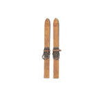 12" Pair of Decorative Wooden Skis