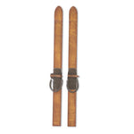 24" Decorative Wooden Pair of Skis