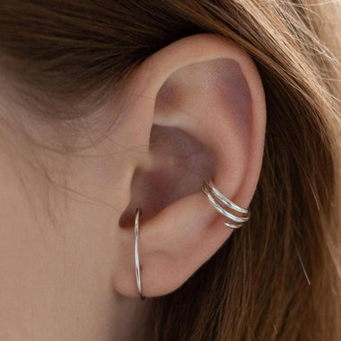 Chic Spiral Ear Cuff - Gold